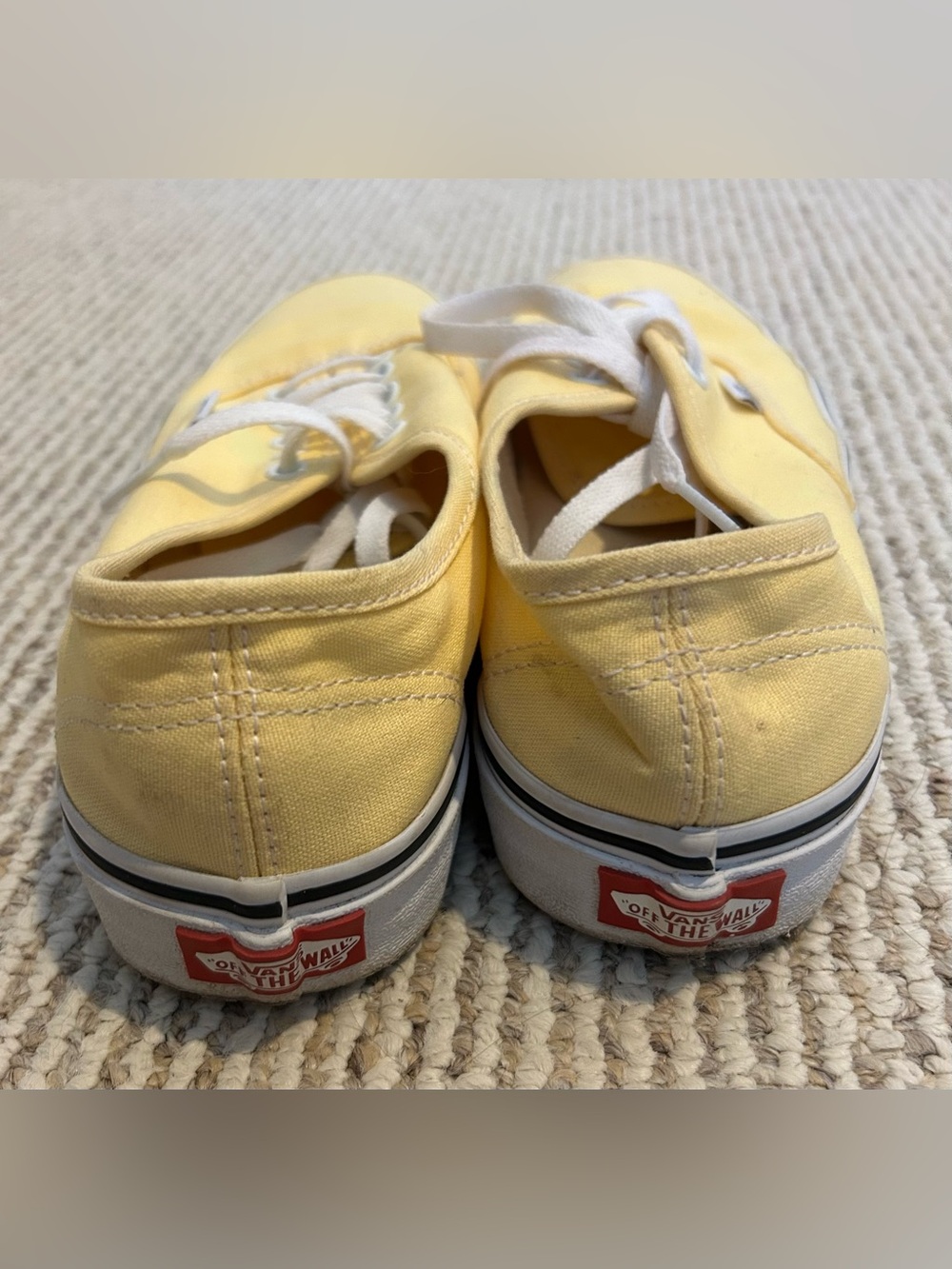 Vans Authentic Yellow Canvas Low-Top Sneaker - women 8 / men 6.5 - Picture 4 of 11